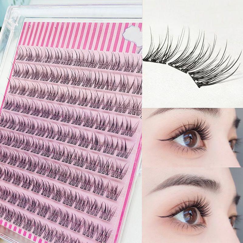 Eyelash Extension No 11 - 11-13 ミリメートル DIY 黒自己粘着つけまつげ優しいまつげエクステンションアイメイク接着剤なし長期持続ナチュラル偽まつげ