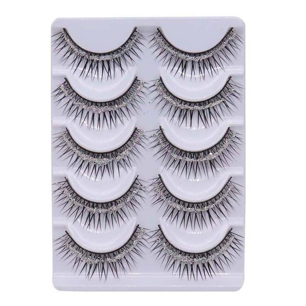 Eyelash Extension For Big Eyes - 長持ちする光沢のあるラインストーングリッタースパンコールラインストーンつけまつげビッグアイまつげまつげエクステンションスパンコールつけまつげ