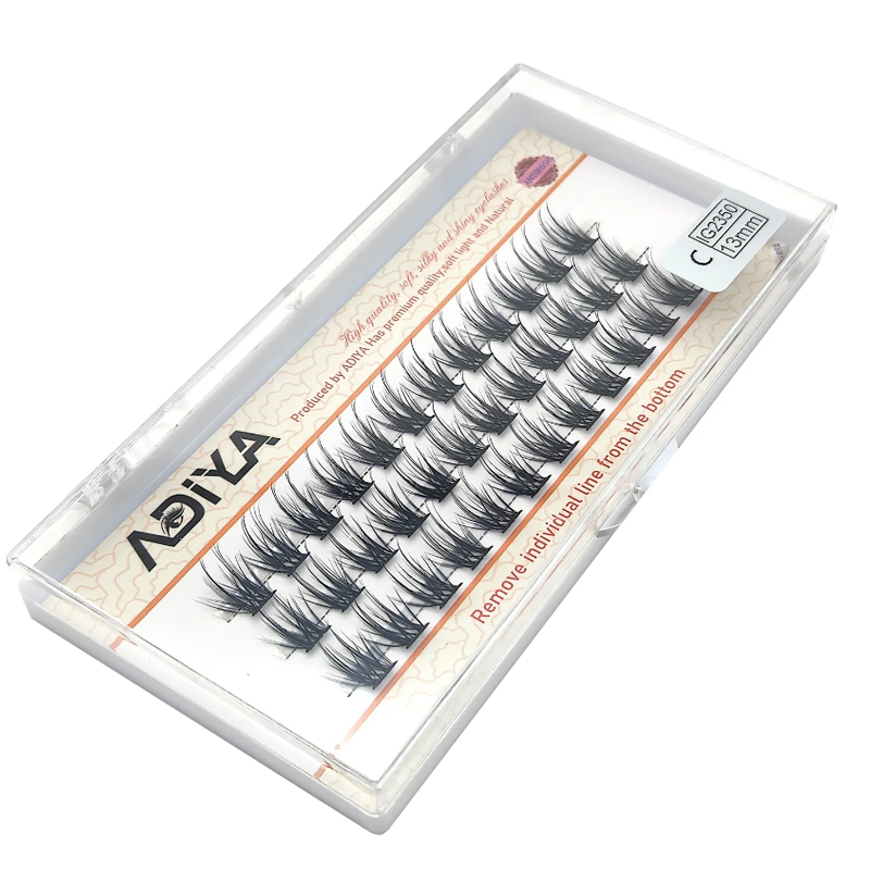 Eyelash Extension For Big Eyes - 36個入り C/D/dd 10-15mm DIYまつげエクステ セグメントクラスター 簡単メイク