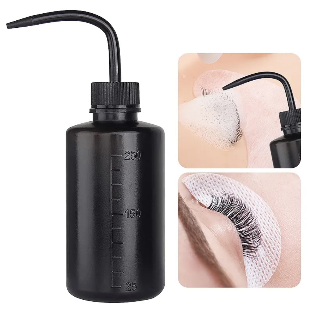 Eyelash Extension Wash Kit - 1 個 250 ミリリットルまつげクリーニング洗濯ボトル眉毛リムーバースキンケアグラフトラッシュクレンザーボトルまつげエクステンションメイクツール