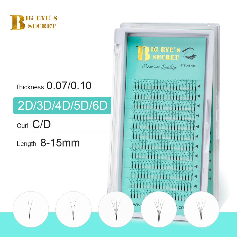 Eyelash Extension For Big Eyes - BES 2D 3D 4D 5D 6D