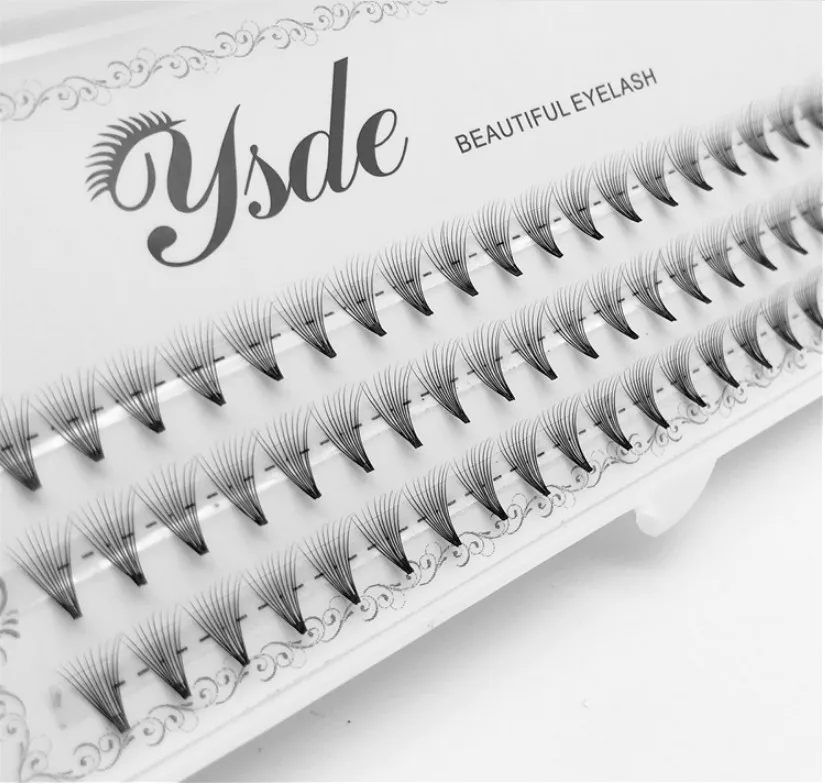 Eyelash Extension For Big Eyes - 60束/セット ナチュラル6Dブラック0.07mmファイバーまつげ つけまつげエクステ ビューティーチップス ビッグアイツール