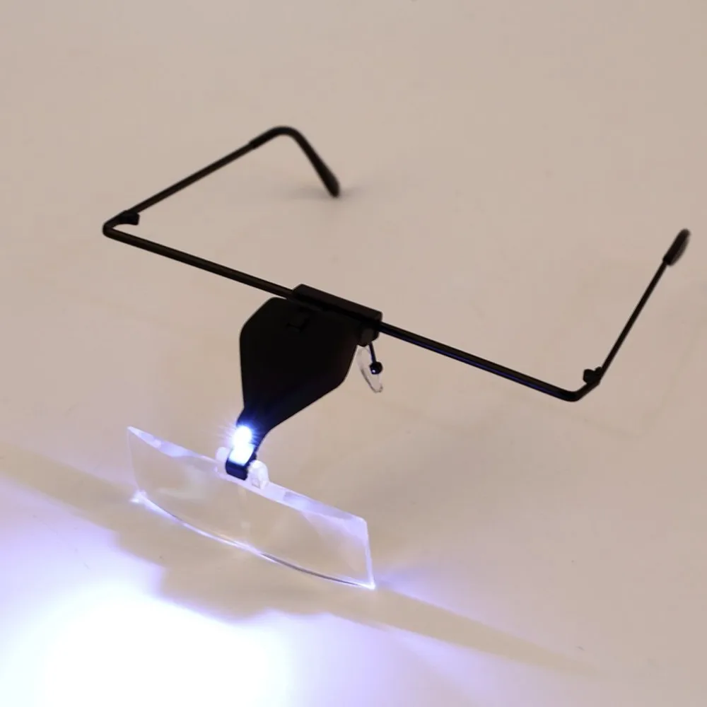 まつげエクステ LEDライト拡大鏡 メガネ ハンズフリー拡大 - Eyelash Extension With Glasses のレビューと価格