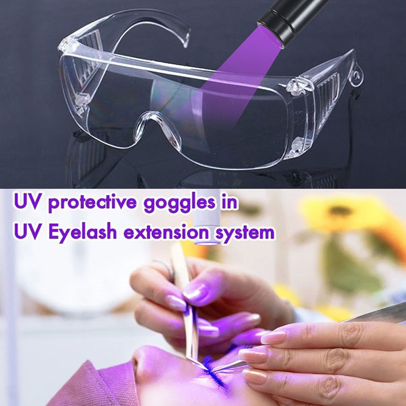 UV 保護メガネつけまつげまつげエクステンション安全光線保護 - Eyelash Extension With Glasses のレビューと価格