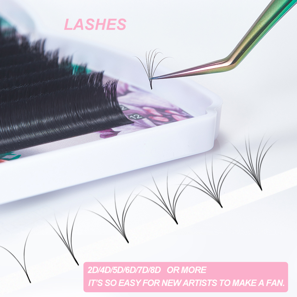 Yelix 標準簡単ファンまつげ簡単ファニングまつげエクステ - Eyelash Extension Yelix のレビューと価格