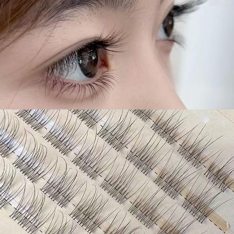 11-13 ミリメートル DIY 黒自己粘着つけまつげ優しい - Eyelash Extension No 11 のレビューと価格