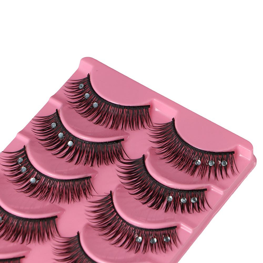 長持ちする光沢のあるラインストーングリッタースパンコールライ - Eyelash Extension For Big Eyes のレビューと価格
