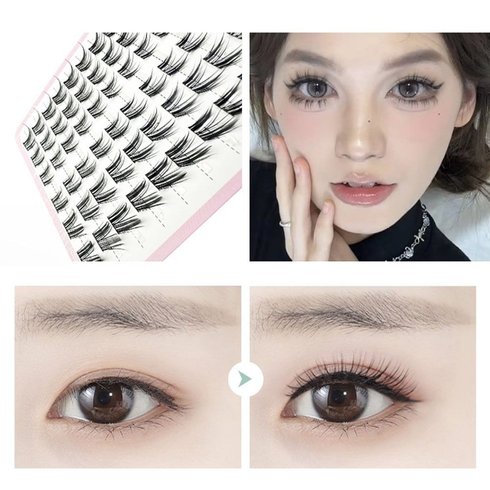 再利用可能なキャットアイフェアリーラッシュクラスター スパイ - Eyelash Extension Wet Look のレビューと価格