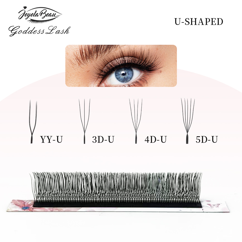U字型YY 3DW 4DW 5DWまつげエクステ ハンドメイ - Eyelash Extension Yelix のレビューと価格