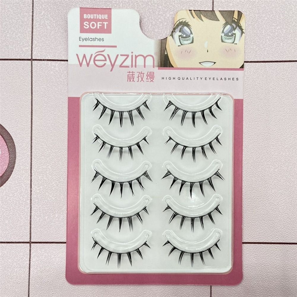 フェイクミンクつけまつげ 5 ペアパックドラマチックな厚いマ - Faux Mink Lash のレビューと価格