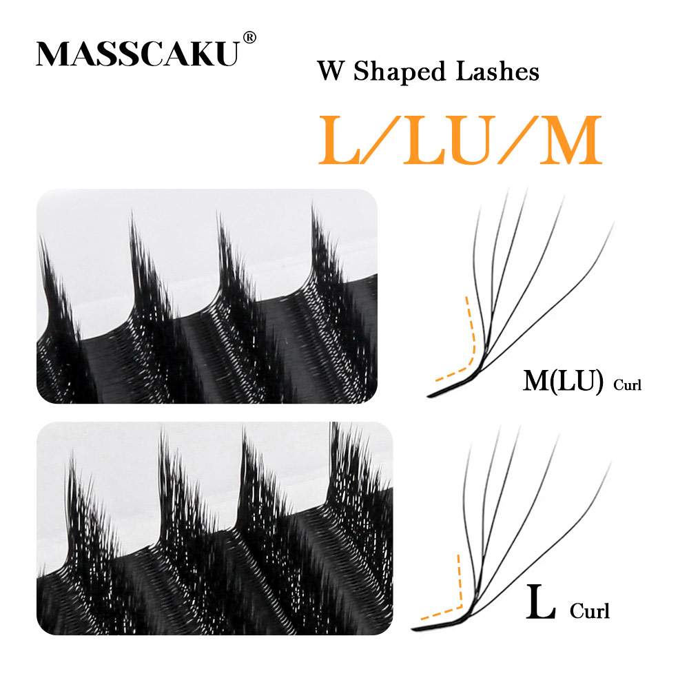 MASSCAKU L LU M カール YY/W シェイプ  - Eyelash Extension Yelix のレビューと価格