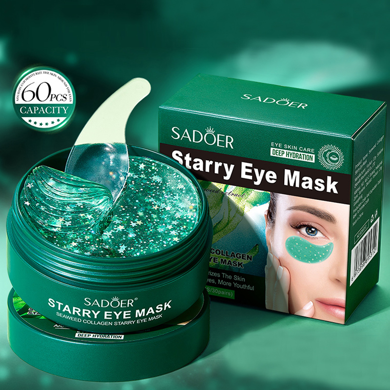 60枚/箱 海藻コラーゲンアイマスク、昆布エキスとコラーゲン - Eye Pad Collagen のレビューと価格