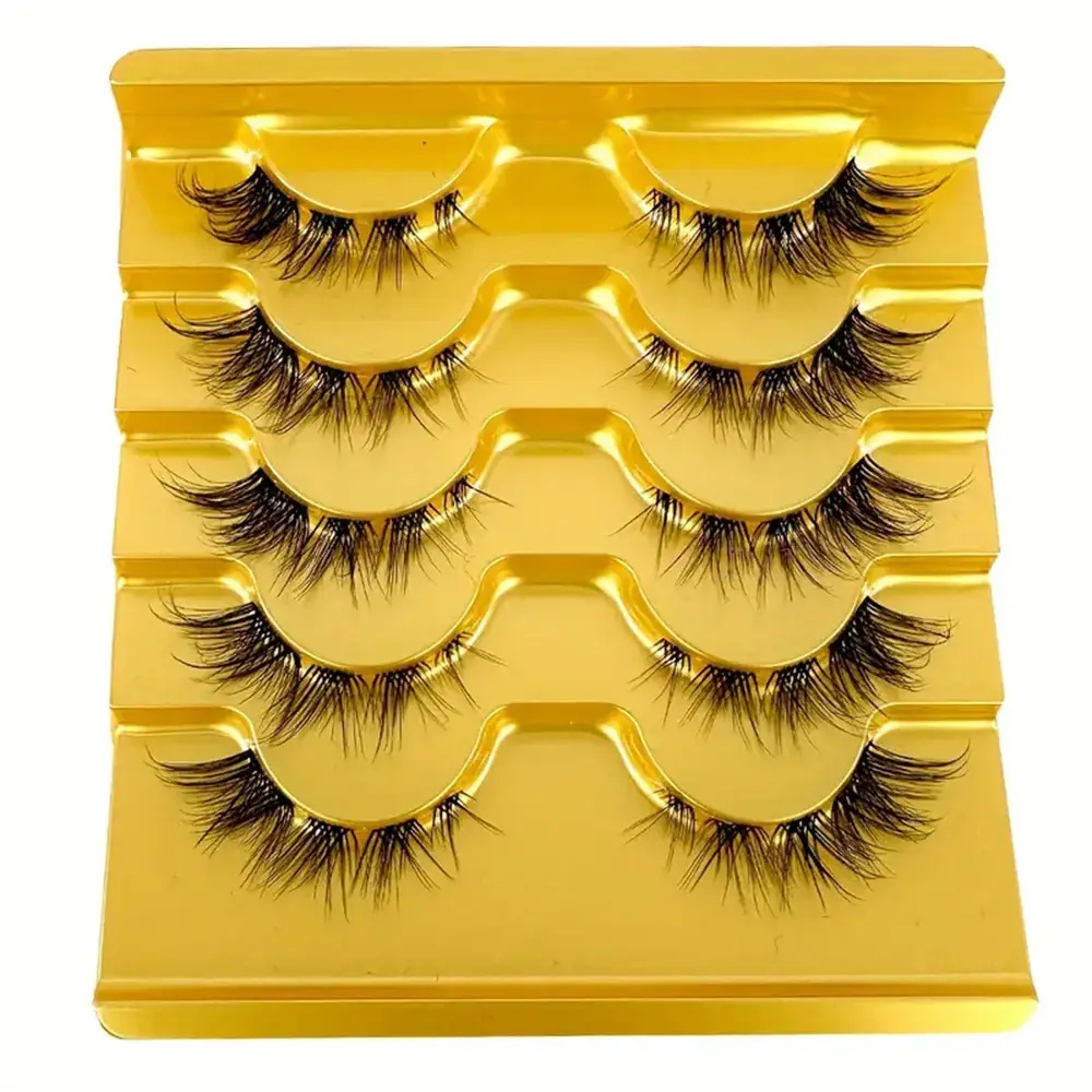 天然クロスのつけまつげ,エクステンション,3D,大きな目,5 - Eyelash Extension For Big Eyes のレビューと価格