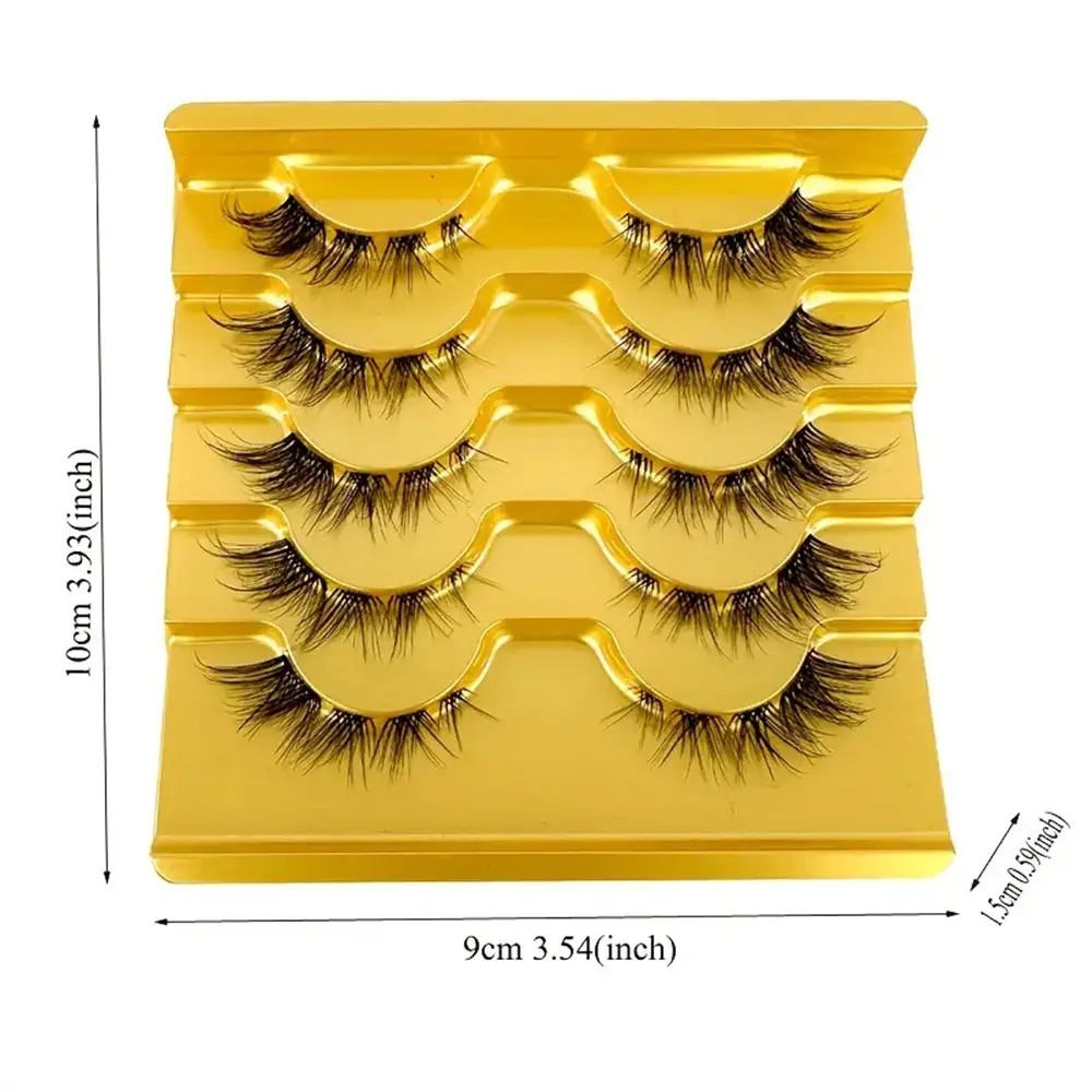 天然クロスのつけまつげ,エクステンション,3D,大きな目,5 - Eyelash Extension For Big Eyes のレビューと価格