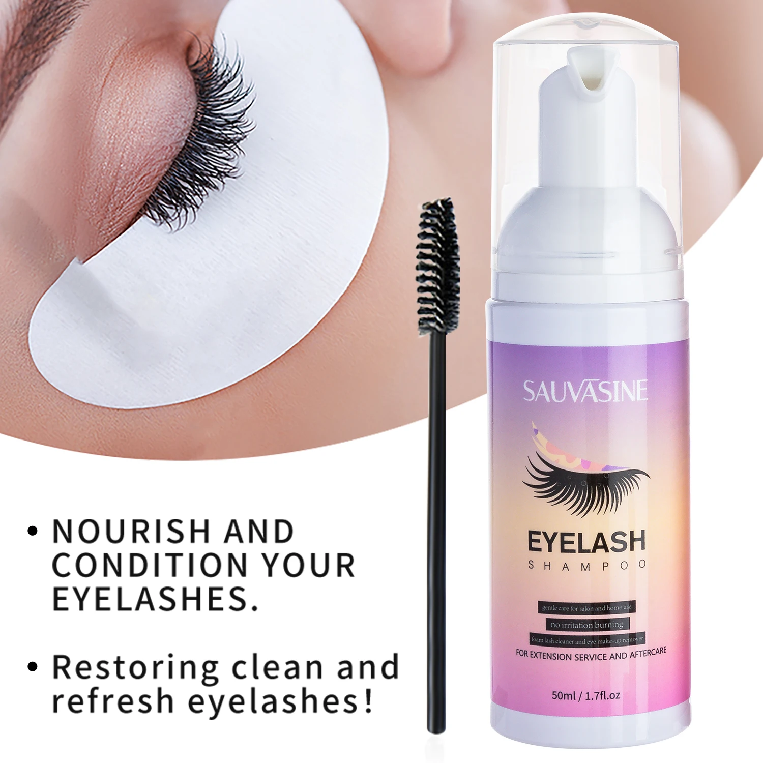 5/10 個 50 ミリリットルまつげエクステンションシャン - Eyelash Extension Wash Kit のレビューと価格