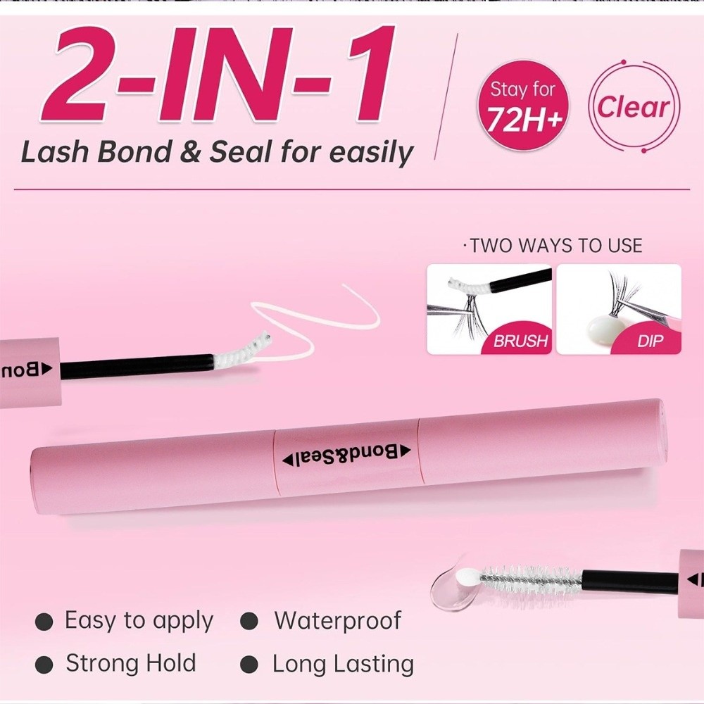 9-16mm DIYクラスターラッシュキット 再利用可能 ピ - Faux Mink Lash のレビューと価格