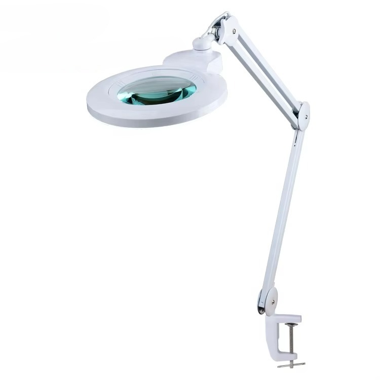 交換可能なレンズ付き7インチ大型LED拡大鏡、LEDまつげエ - Eyelash Extension With Glasses のレビューと価格