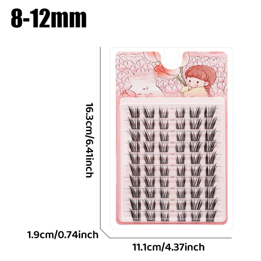 60/100個入り ナチュラルフェアリーラッシュクラスター  - Eyelash Extension Wet Look のレビューと価格