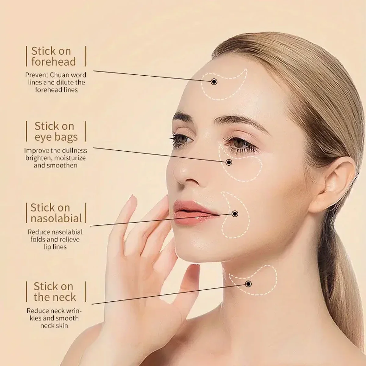 60 個の海藻ヒアルロン酸アイマスクでクマを取り除くコラーゲ - Eye Pad Collagen のレビューと価格