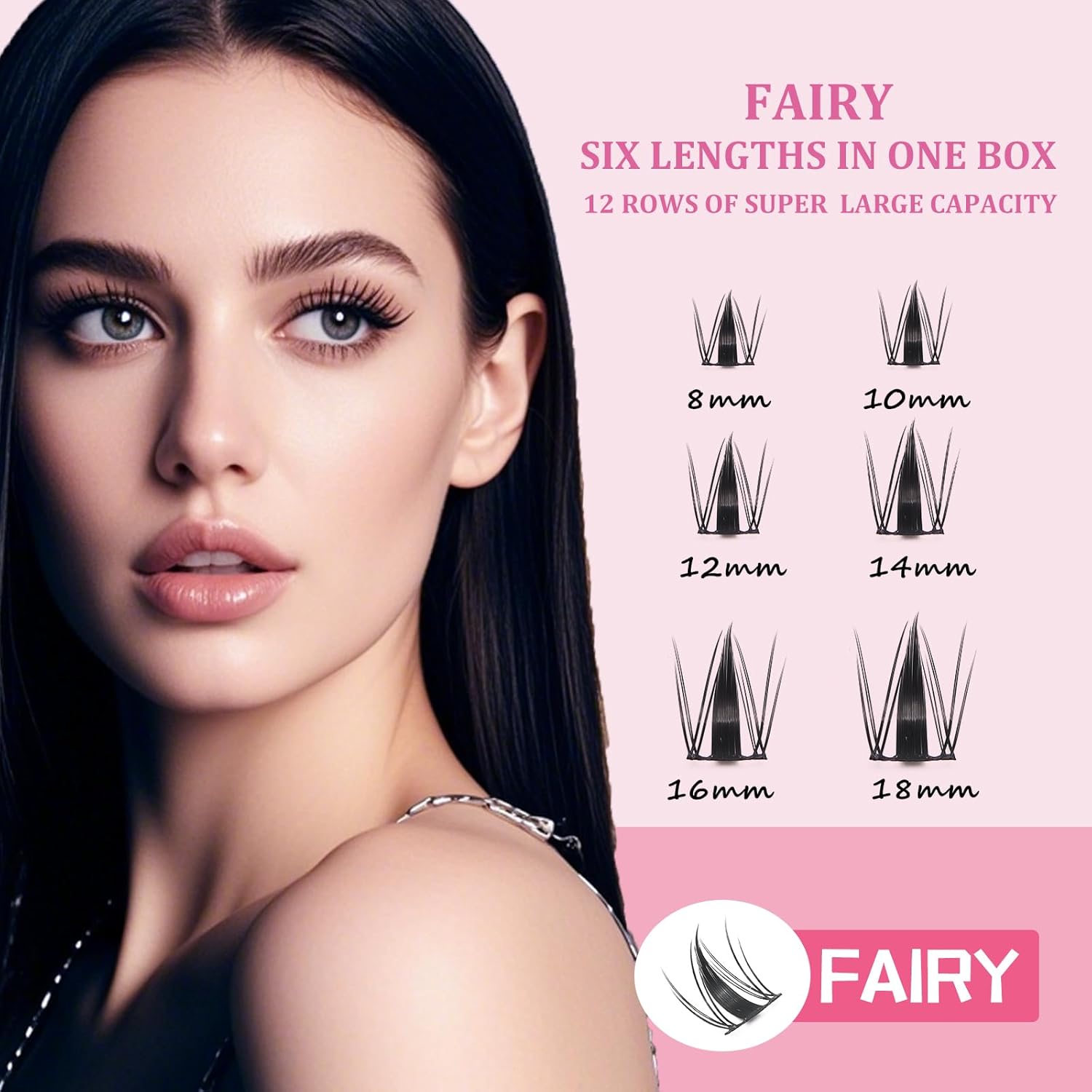 まつげクラスターマンガ個別まつげウィスピーまつげクラスターワ - Eyelash Extension Wet Look のレビューと価格