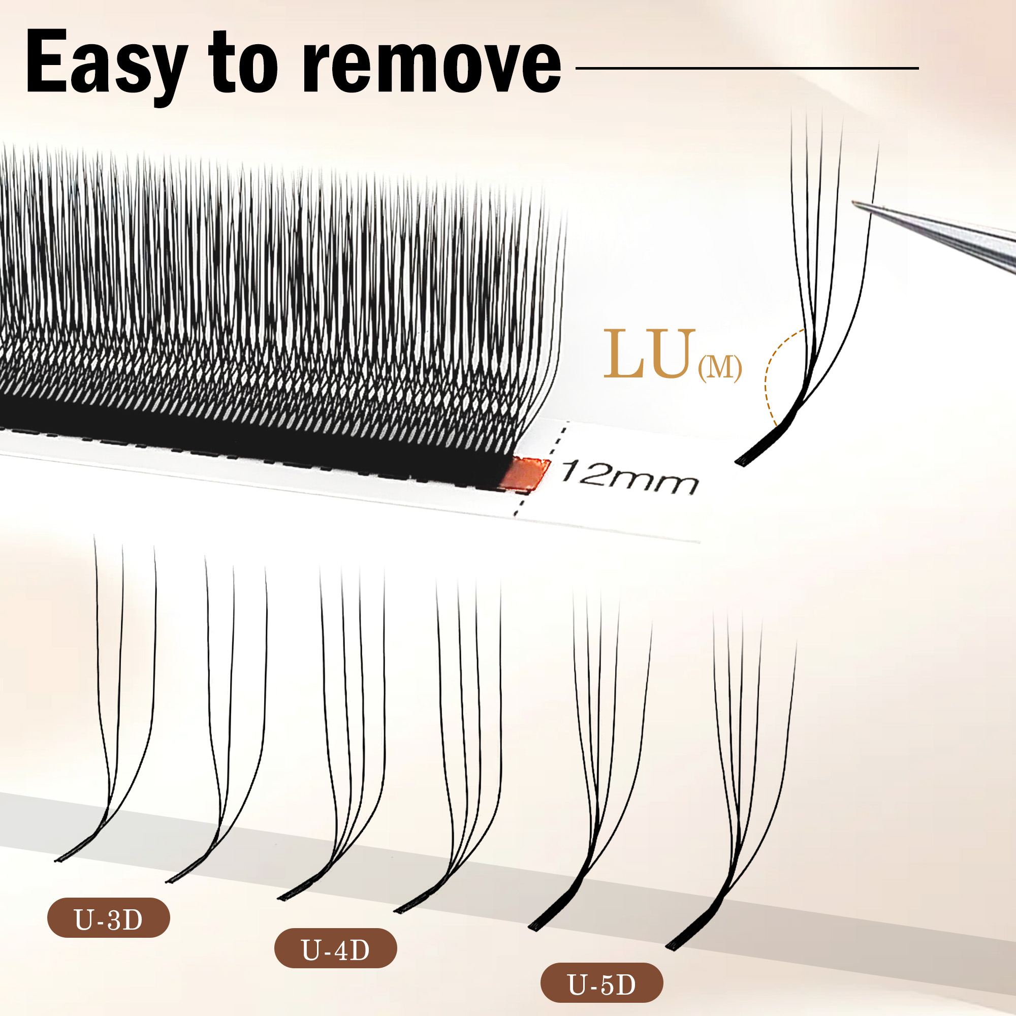 CoMango 3D 4D 5D U字型 LUカール まつげ - Eyelash Extension Yelix のレビューと価格