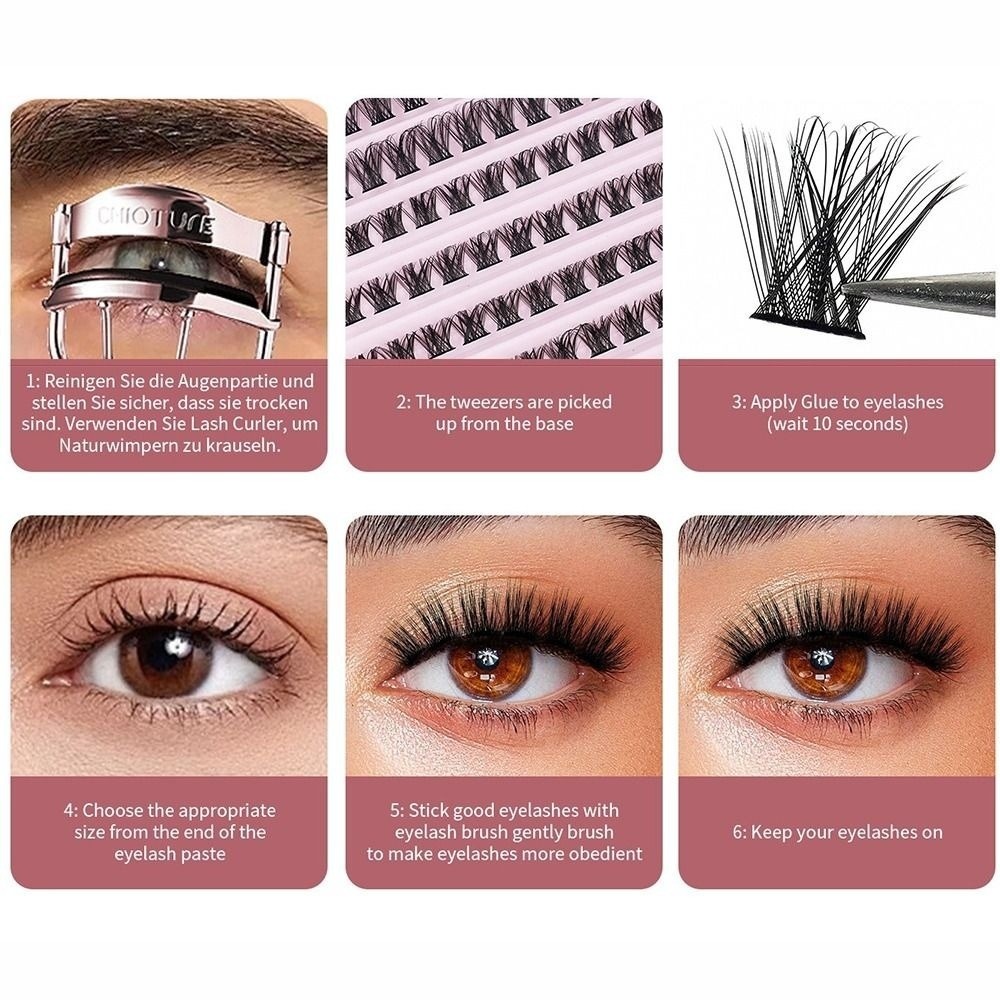 高品質ボンド＆シールつけまつげ　ウィスピー風ナチュラルルック - Eyelash Extension Wispy Look のレビューと価格