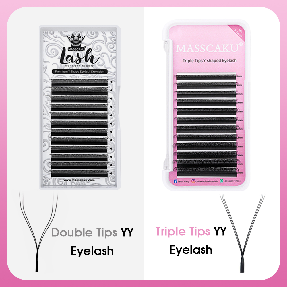 ホット販売 Masscaku YY 形状まつげエクステンショ - Eyelash Extension Yelix のレビューと価格