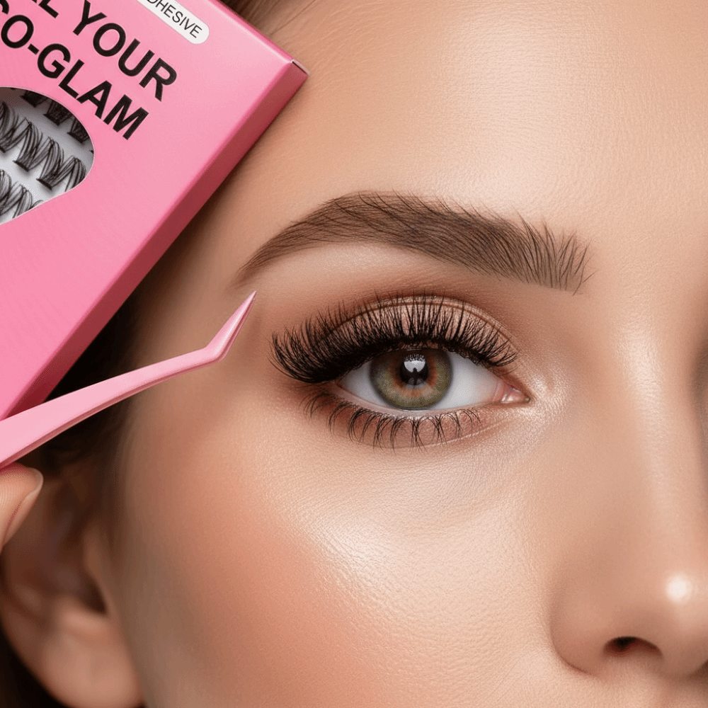 自然な見た目DIYまつげエクステキット ふわふわ 接着剤不要 - Eyelash Extension Natural Look のレビューと価格