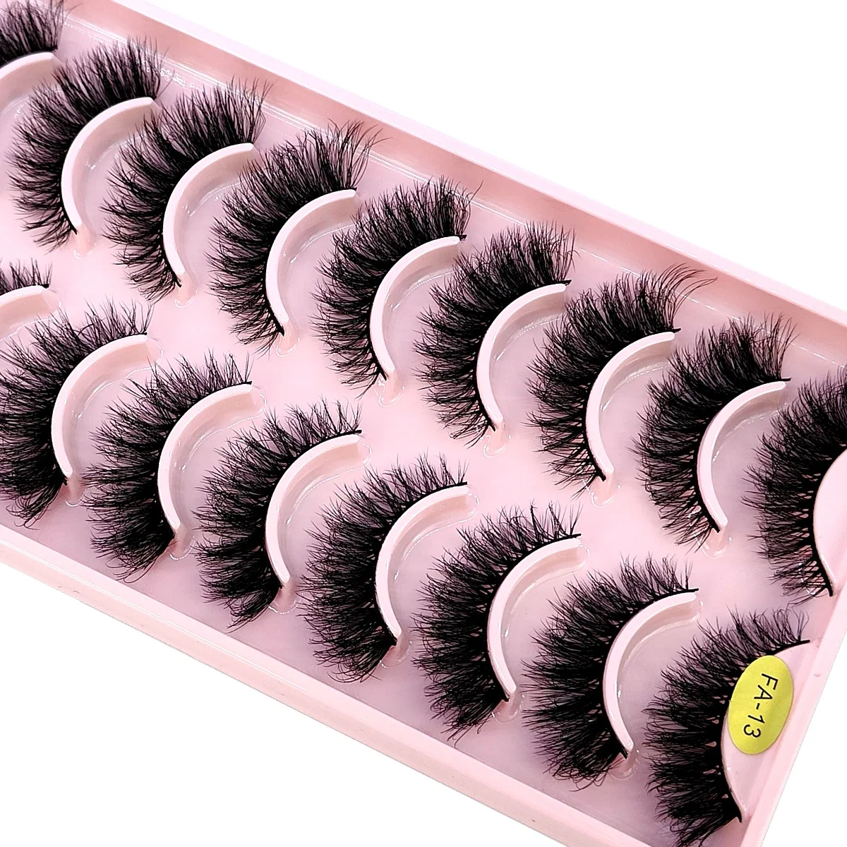 HBZGTLAD 10 ペア 3D ミンクヘアつけまつげナチ - Eyelash Extension For Big Eyes のレビューと価格