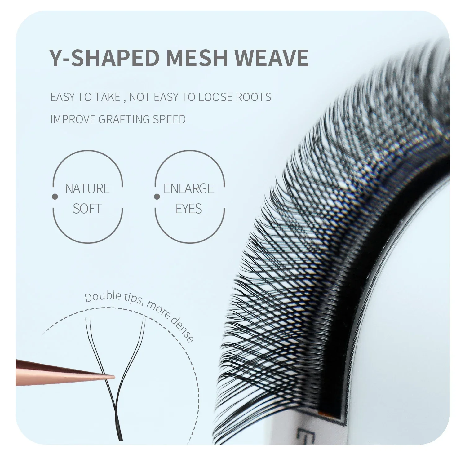 ANNAFRIS ブラウン W シェイプラッシュエクステンシ - Eyelash Extension Yelix のレビューと価格