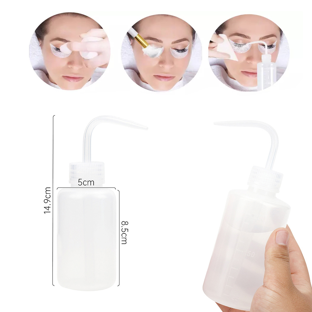 まつげエクステ用クリーニングキット,シャンプーブラシ,石鹸フ - Eyelash Extension Wash Kit のレビューと価格