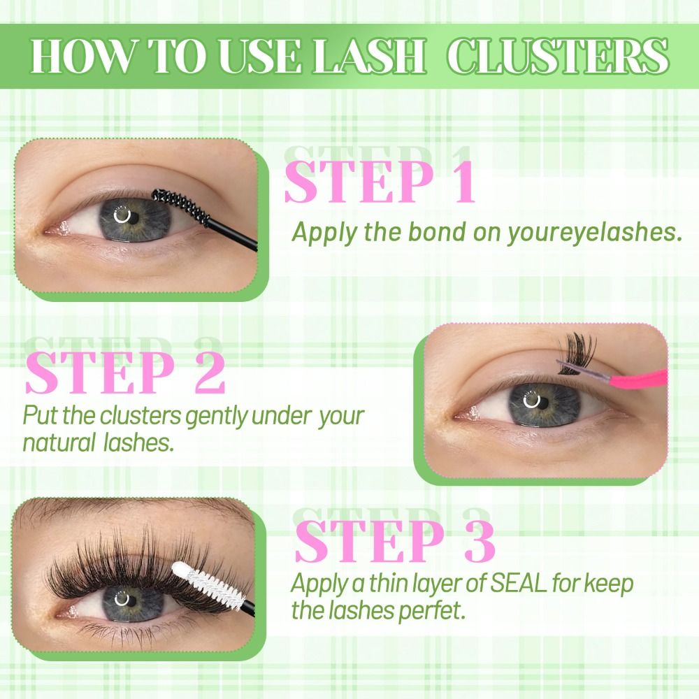 ナチュラルルックつけまつげ　ウィスピー風　ボンド＆シールタイ - Eyelash Extension Wispy Look のレビューと価格