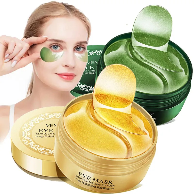 60枚入り/箱 海藻ゴールドコラーゲンアイマスク くま解消  - Eye Pad Collagen のレビューと価格