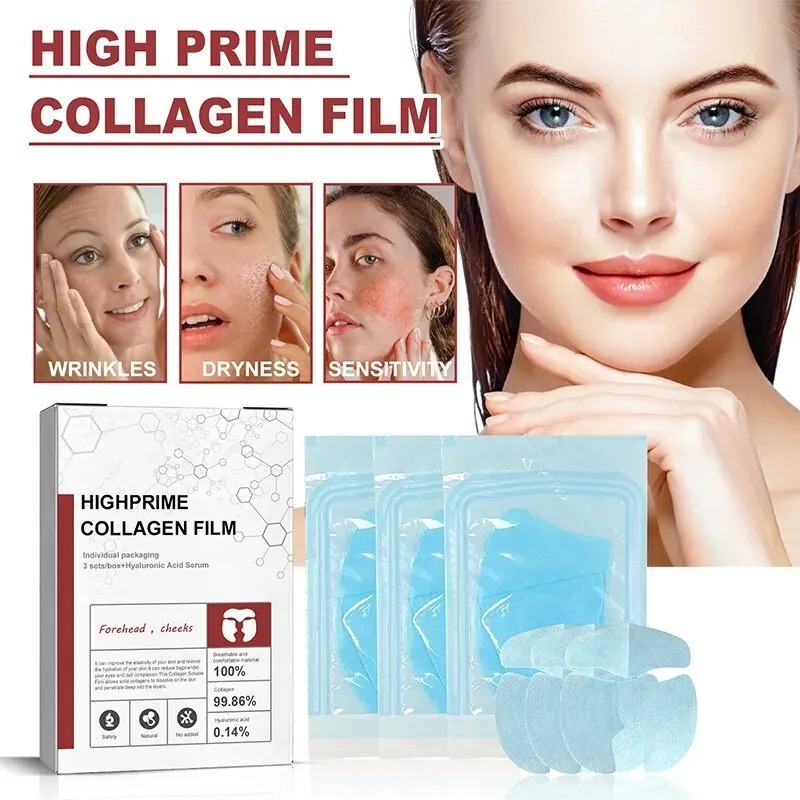 コラーゲンの目の若返りのための膜,しわ,バッグ,くま,肌の引 - Eye Pad Collagen のレビューと価格