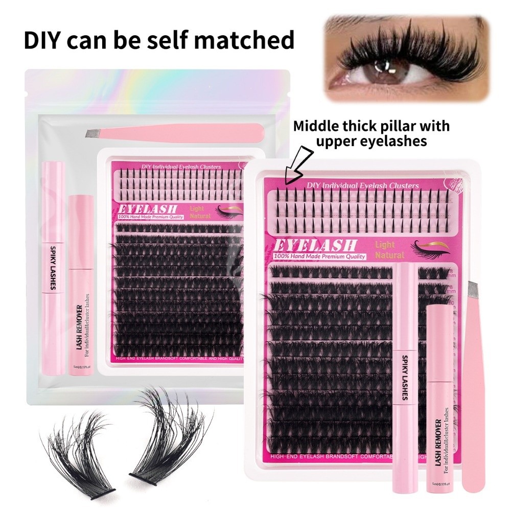 8-18mmの長さのつけまつげ、ナチュラルな見た目、ウィスピ - Eyelash Extension Natural Look のレビューと価格