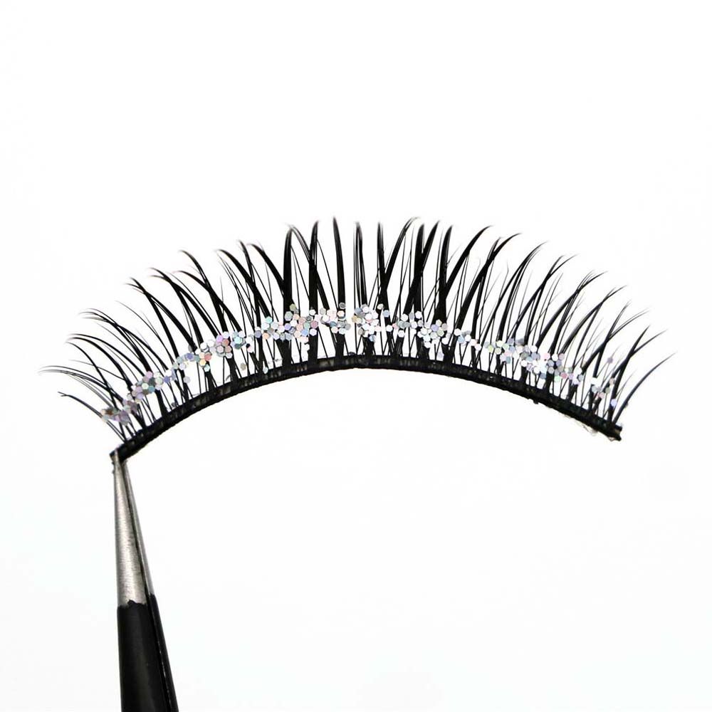 ラインストーングリッタースパンコール長持ちビッグアイまつげラ - Eyelash Extension For Big Eyes のレビューと価格