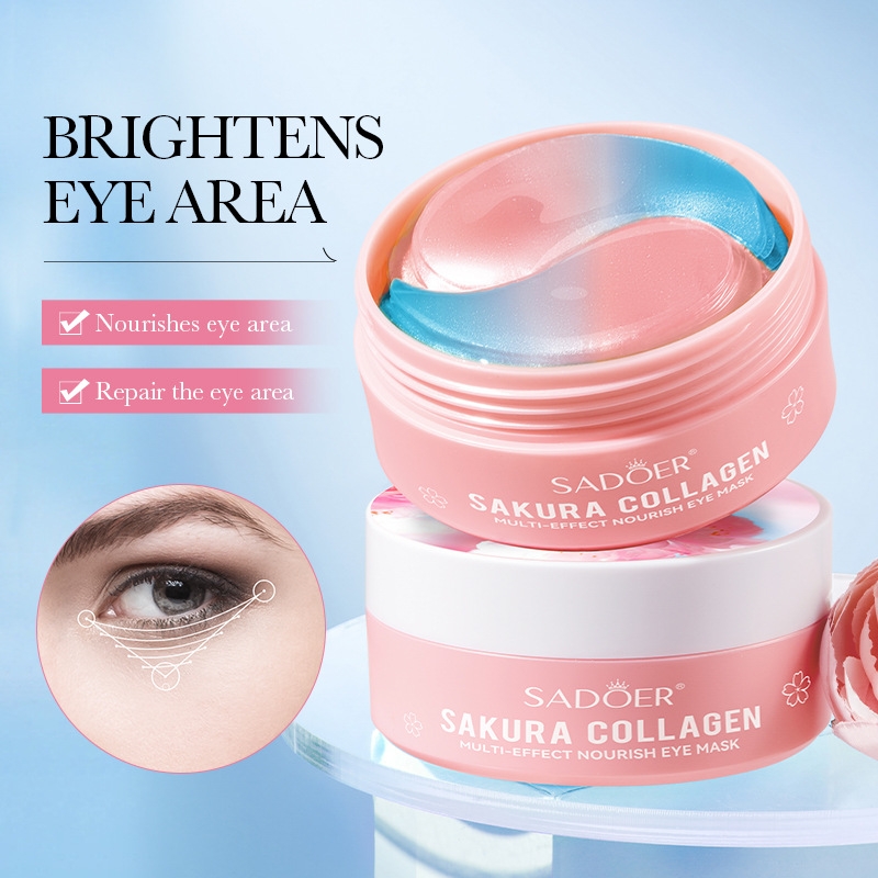 60枚入りサクラコラーゲンマルチエフェクト栄養アイマスク。効 - Eye Pad Collagen のレビューと価格