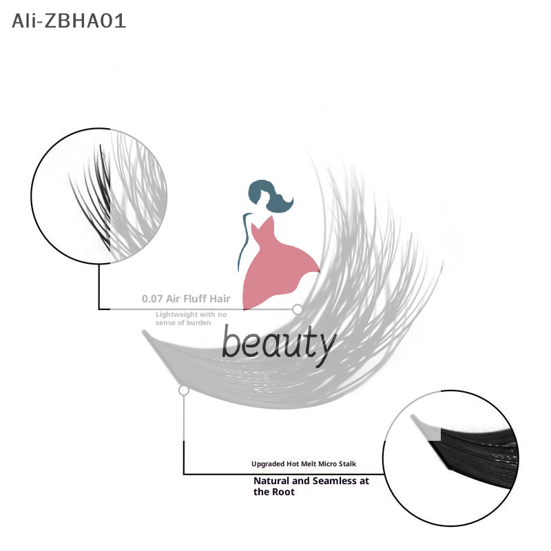 3Dフェイクミンクまつげ ウィスピーまつげエクステ DIYメ - Faux Mink Lash のレビューと価格