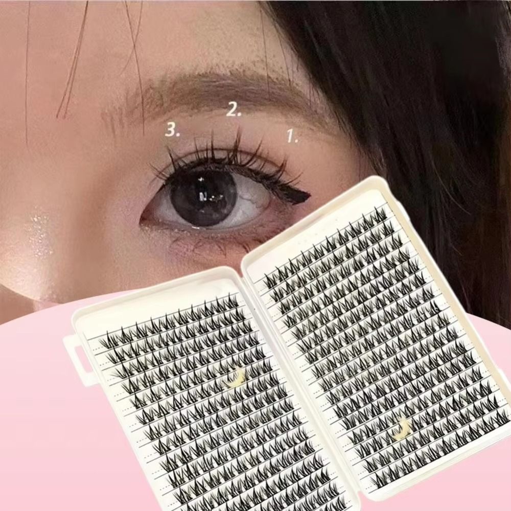 ナチュラルルックつけまつげ　ウィスピー風クラスターデザイン　 - Eyelash Extension Wispy Look のレビューと価格
